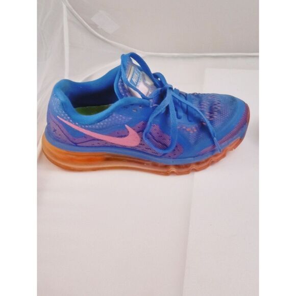 Nike‎ Air Max 2014 Blue Pink Running Shoes 621078-400 Women's - US Sz 7 - UK 4.5 - Picture 2 of 6